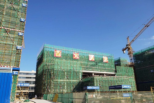 美时美克工业园封顶